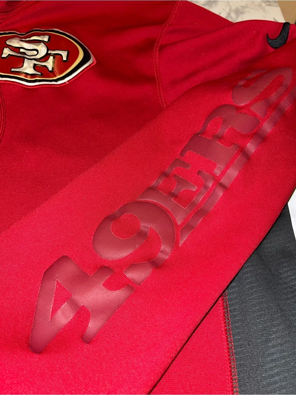 NFL Red San Francisco 49ers zip up Hoodie Jacket
